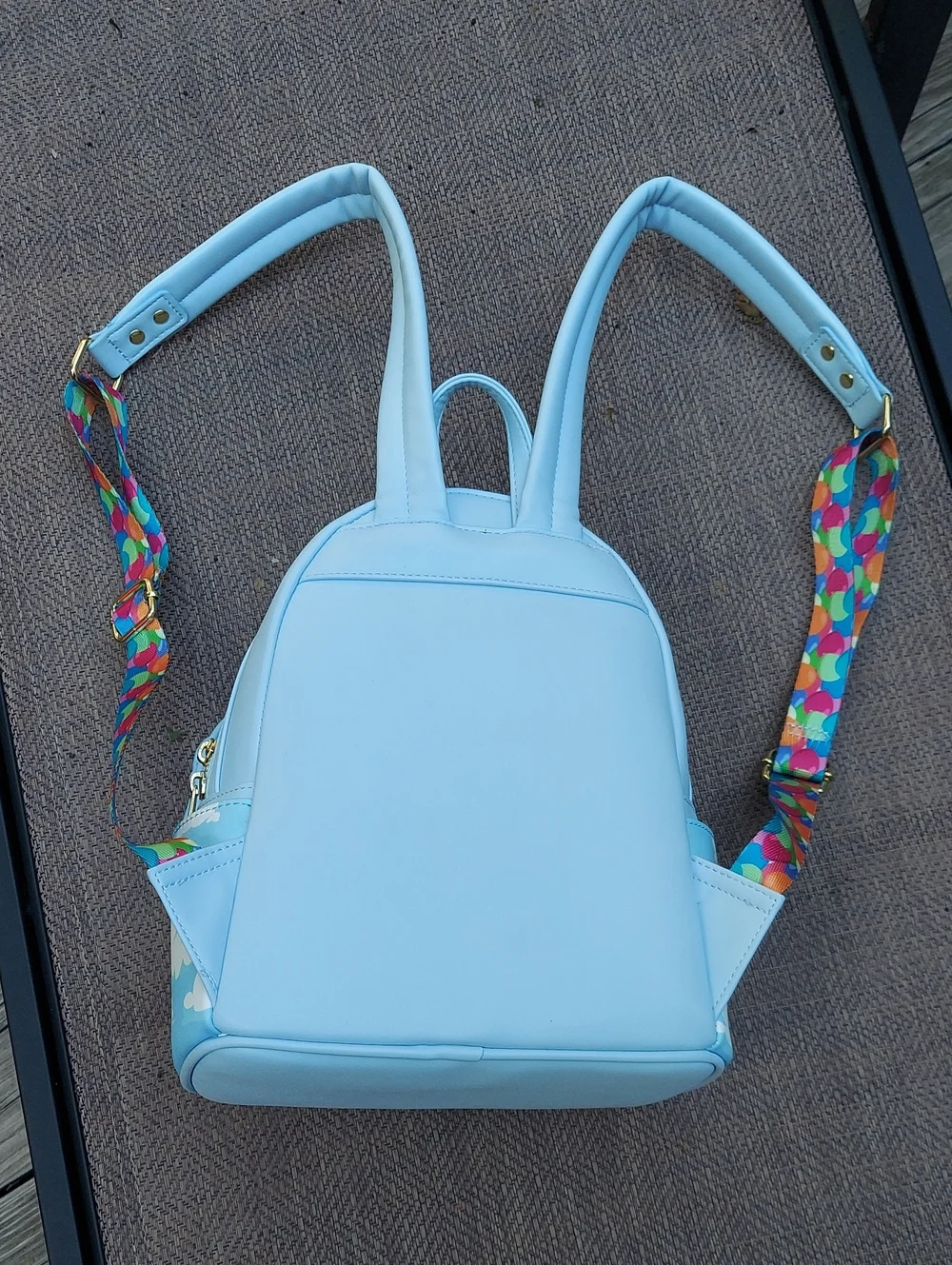Pixar Carl & Ellie Light Blue Kids Mini Backpack